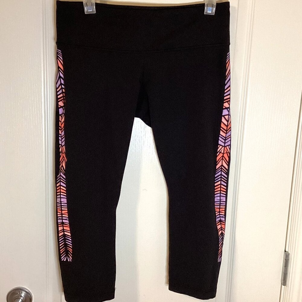 Lululemon Athletica Women's Cropped Workout Leggings Size 10  Stretch Yoga Gym